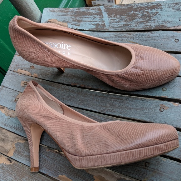 Accessoire Diffusion Nude Leather Heels 9/39 - Picture 6 of 6